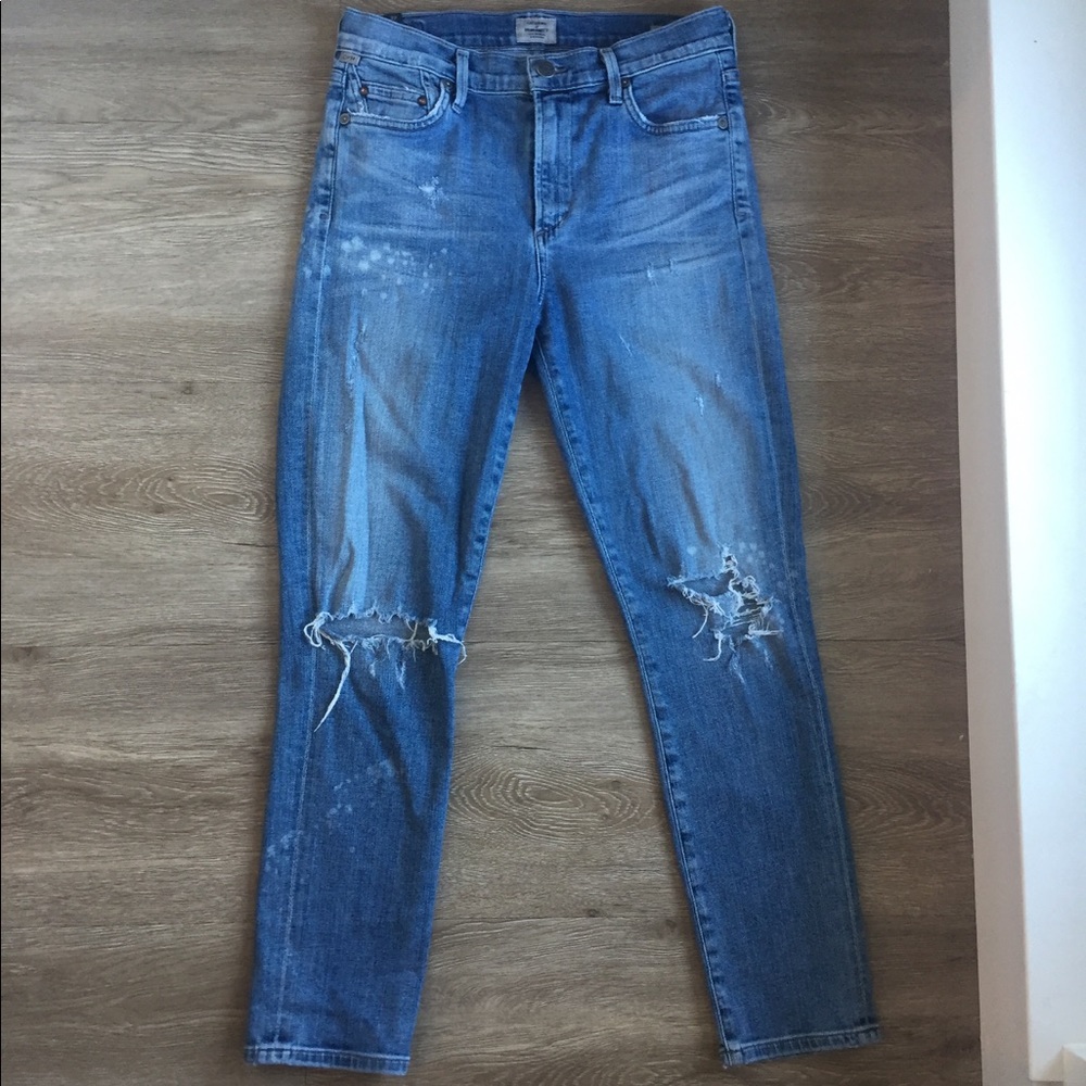 Citizens Of Humanity Rocket Crop High Rise Skinny